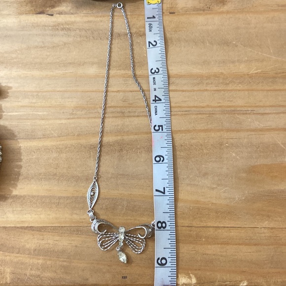 **Sold** Vintage by Espo Flex silver rhinestone dragonfly - Picture 10 of 16